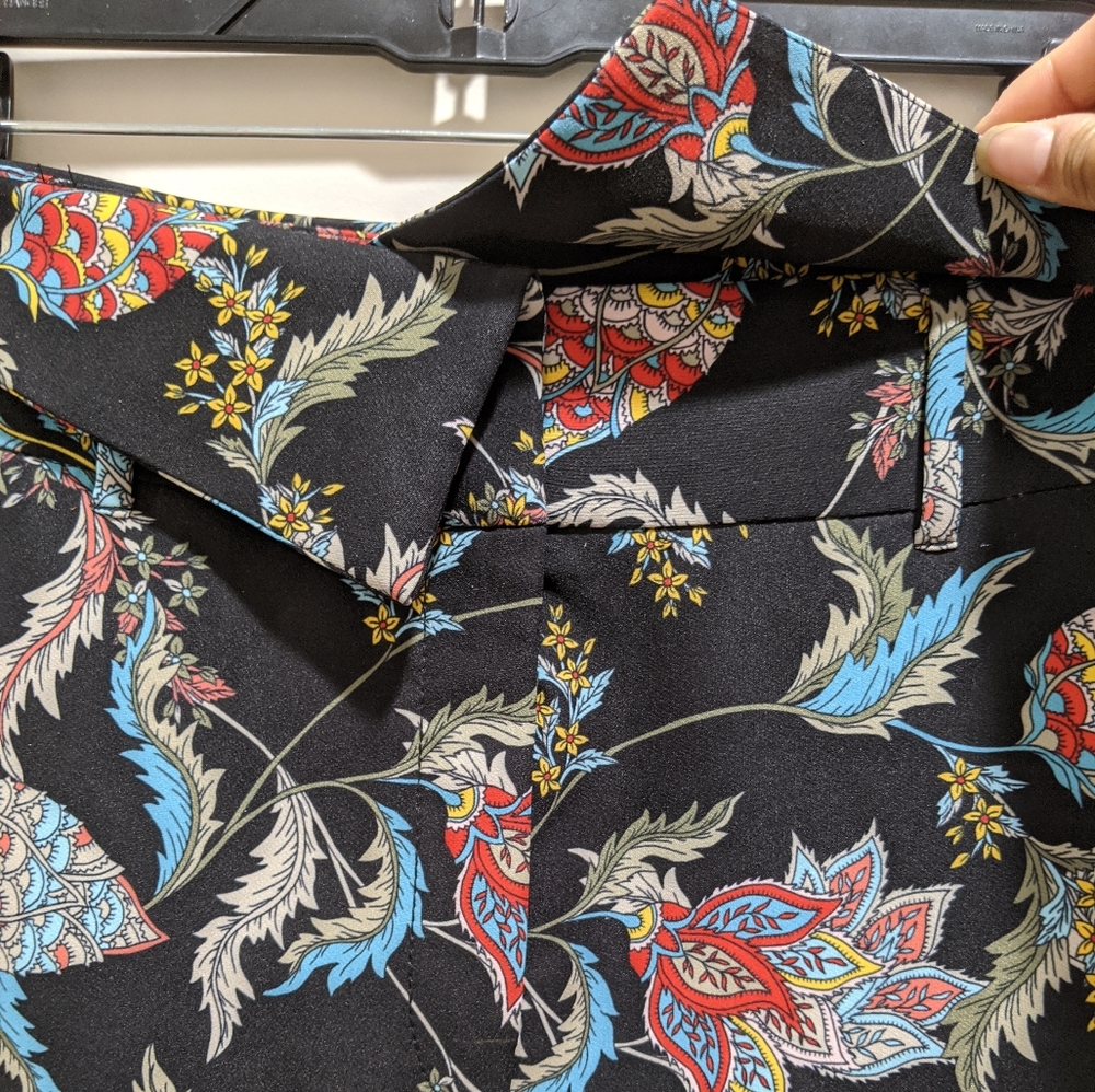 NY&Co 7th Avenue Paisley Print Pants - Picture 3 of 12